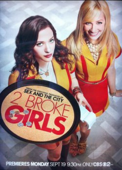 Смотреть онлайн сериал Две разорившиеся девочки (1,2,3 сезон)/2 Broke Girls(2011-2014)